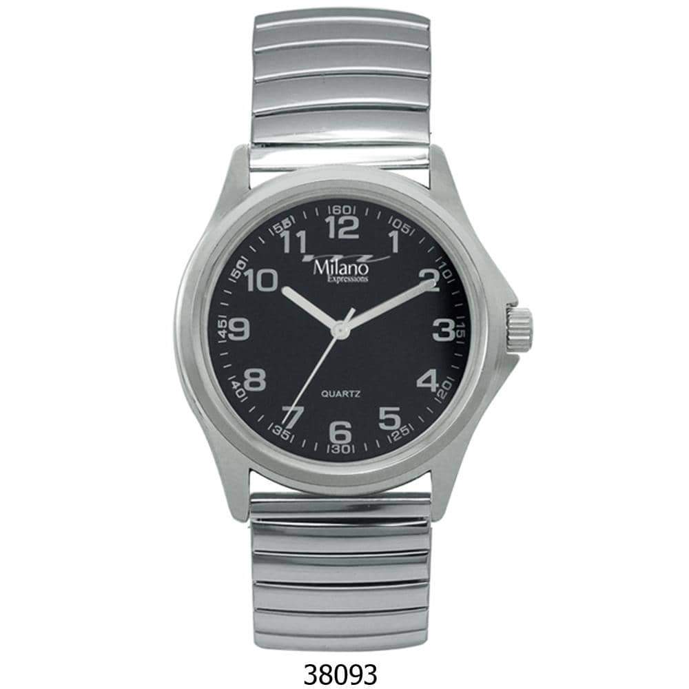 Milano 3809 Flex Band Watch with a sleek metal alloy design and easy-to-read dial, perfect for active lifestyles.