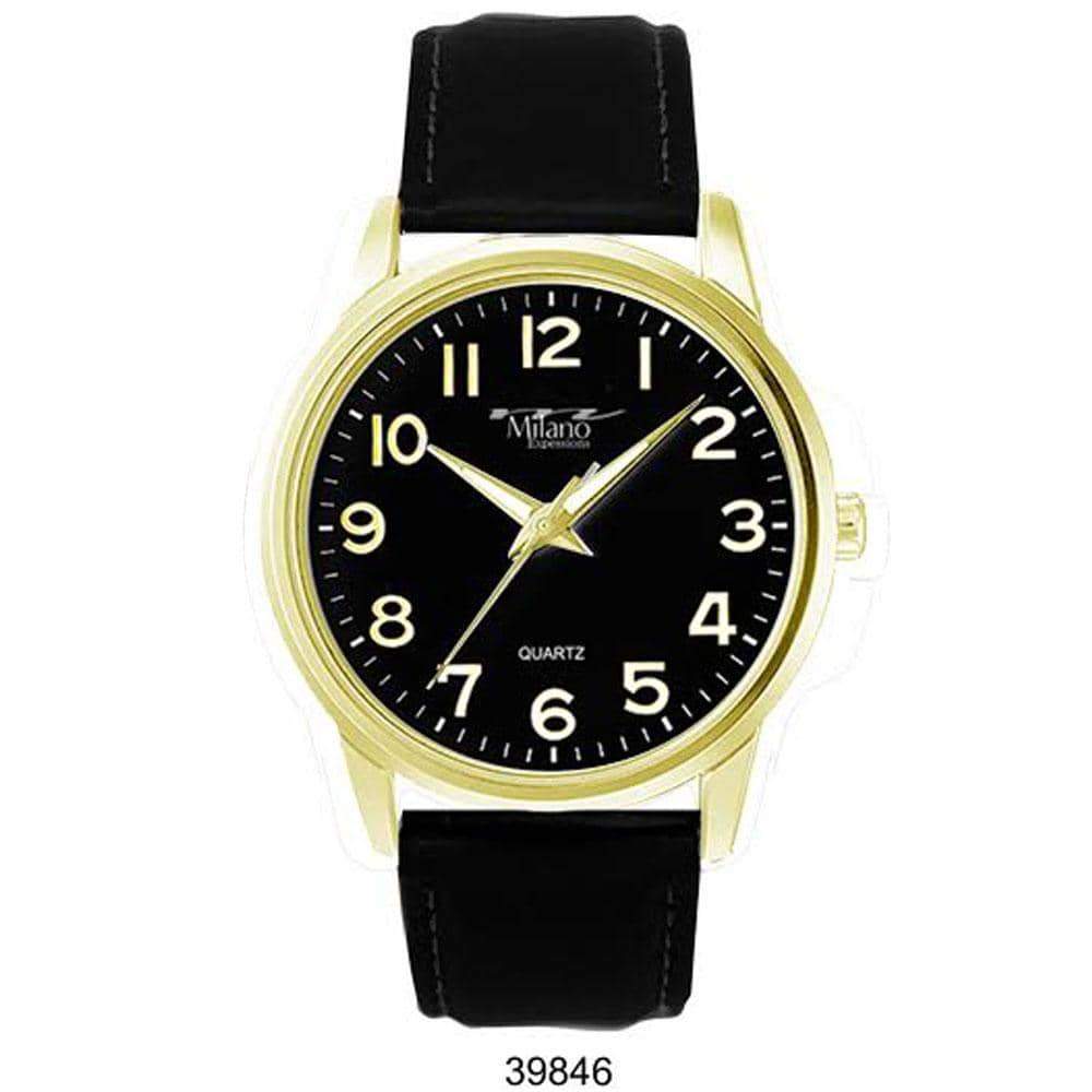 3984 Vegan Leather Band Watch with a stylish analog dial and supple vegan leather strap, perfect for daily wear.