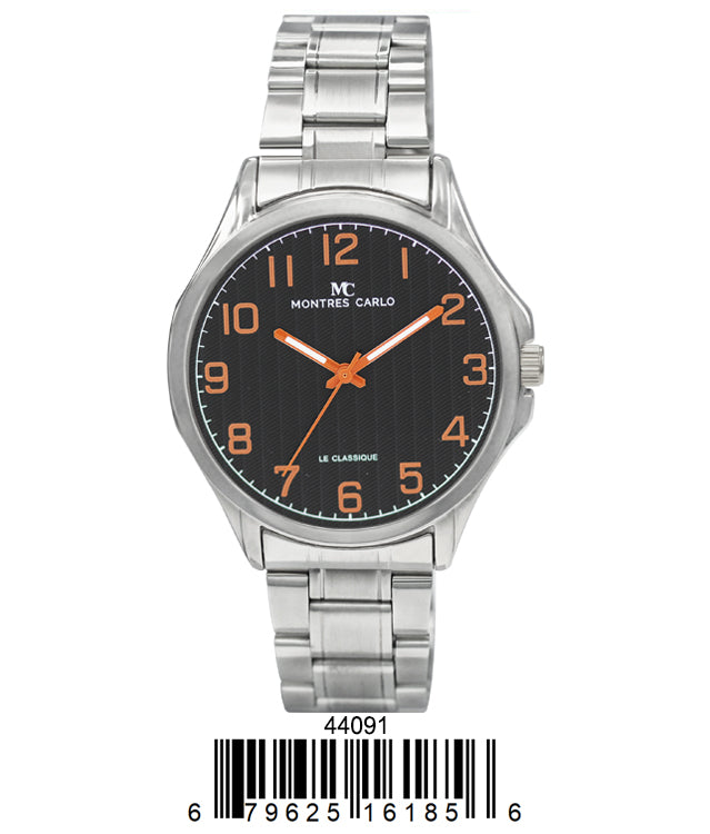 Milano 4409 Metal Band Watch featuring a sleek design with a smooth metal band and easy-to-read dial.