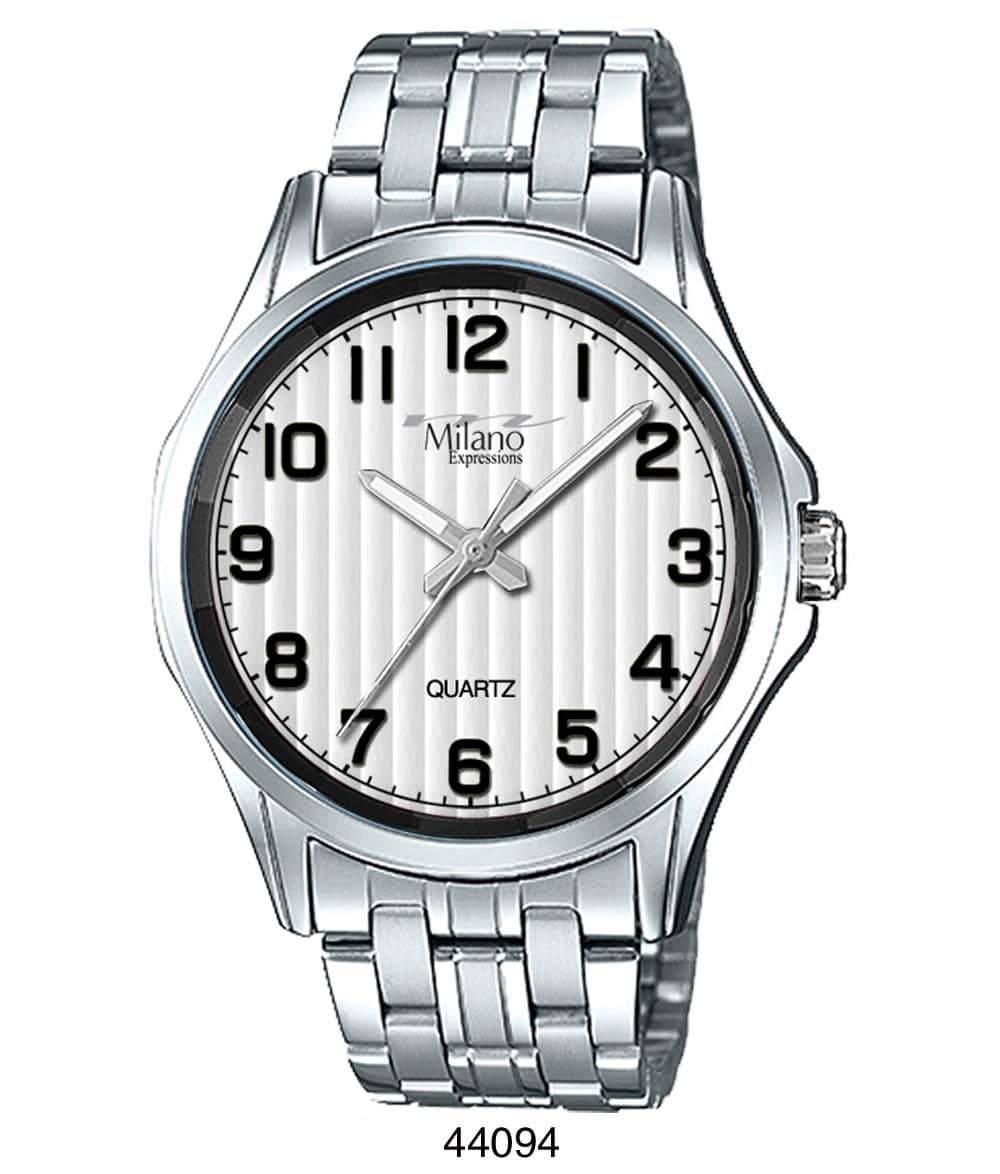 Milano 4409 Metal Band Watch featuring a sleek design with a smooth metal band and easy-to-read dial.