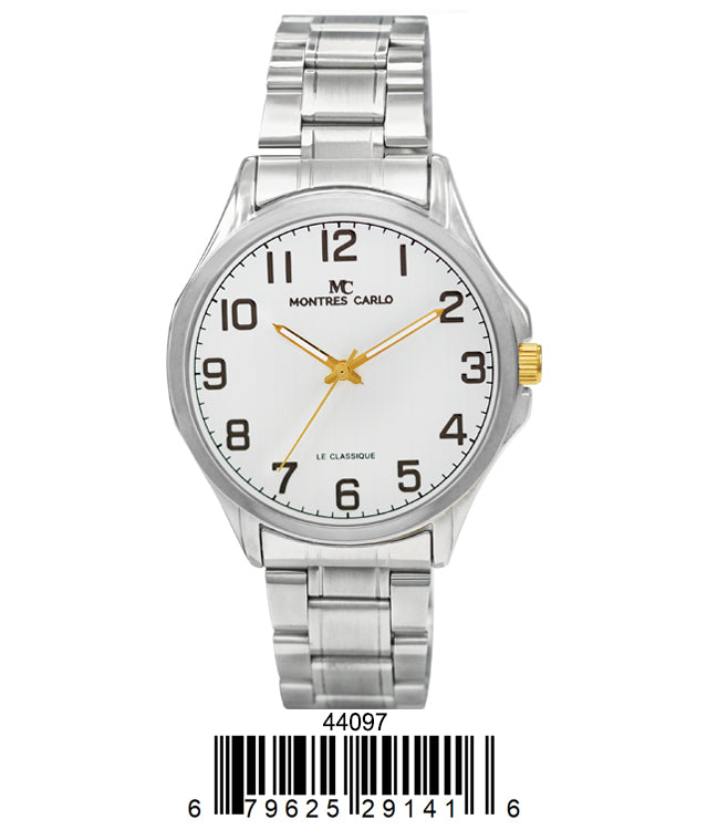 Milano 4409 Metal Band Watch featuring a sleek design with a smooth metal band and easy-to-read dial.