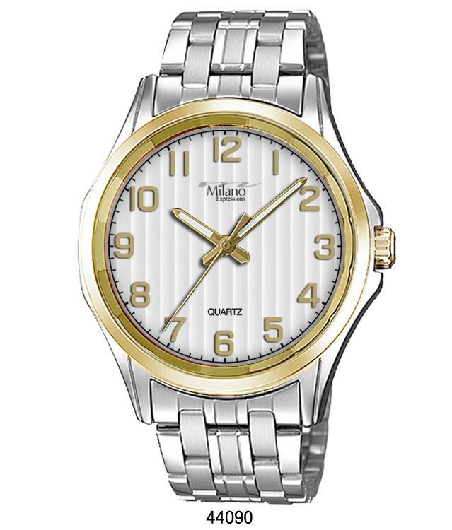 Milano 4409 Metal Band Watch featuring a sleek design with a smooth metal band and easy-to-read dial.