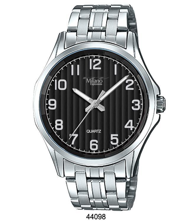 Milano 4409 Metal Band Watch featuring a sleek design with a smooth metal band and easy-to-read dial.