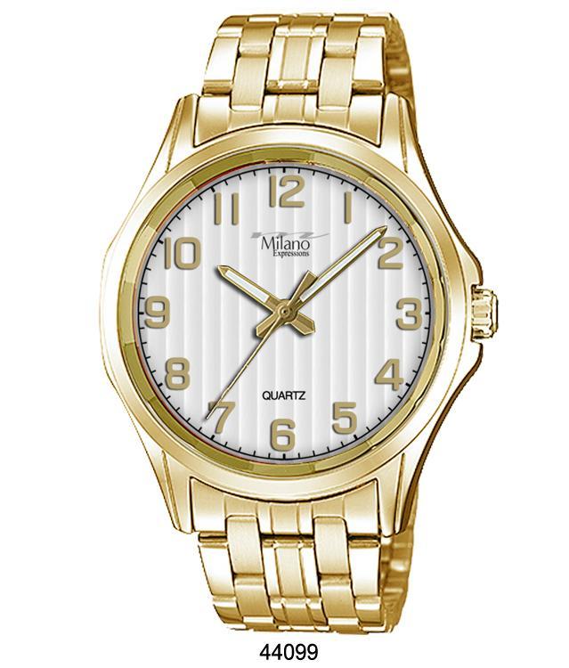 Milano 4409 Metal Band Watch featuring a sleek design with a smooth metal band and easy-to-read dial.