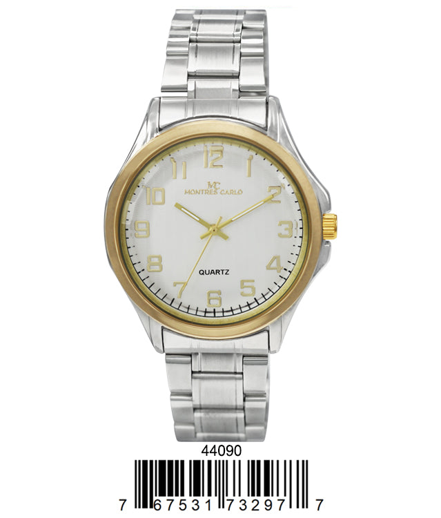 Milano 4409 Metal Band Watch featuring a sleek design with a smooth metal band and easy-to-read dial.