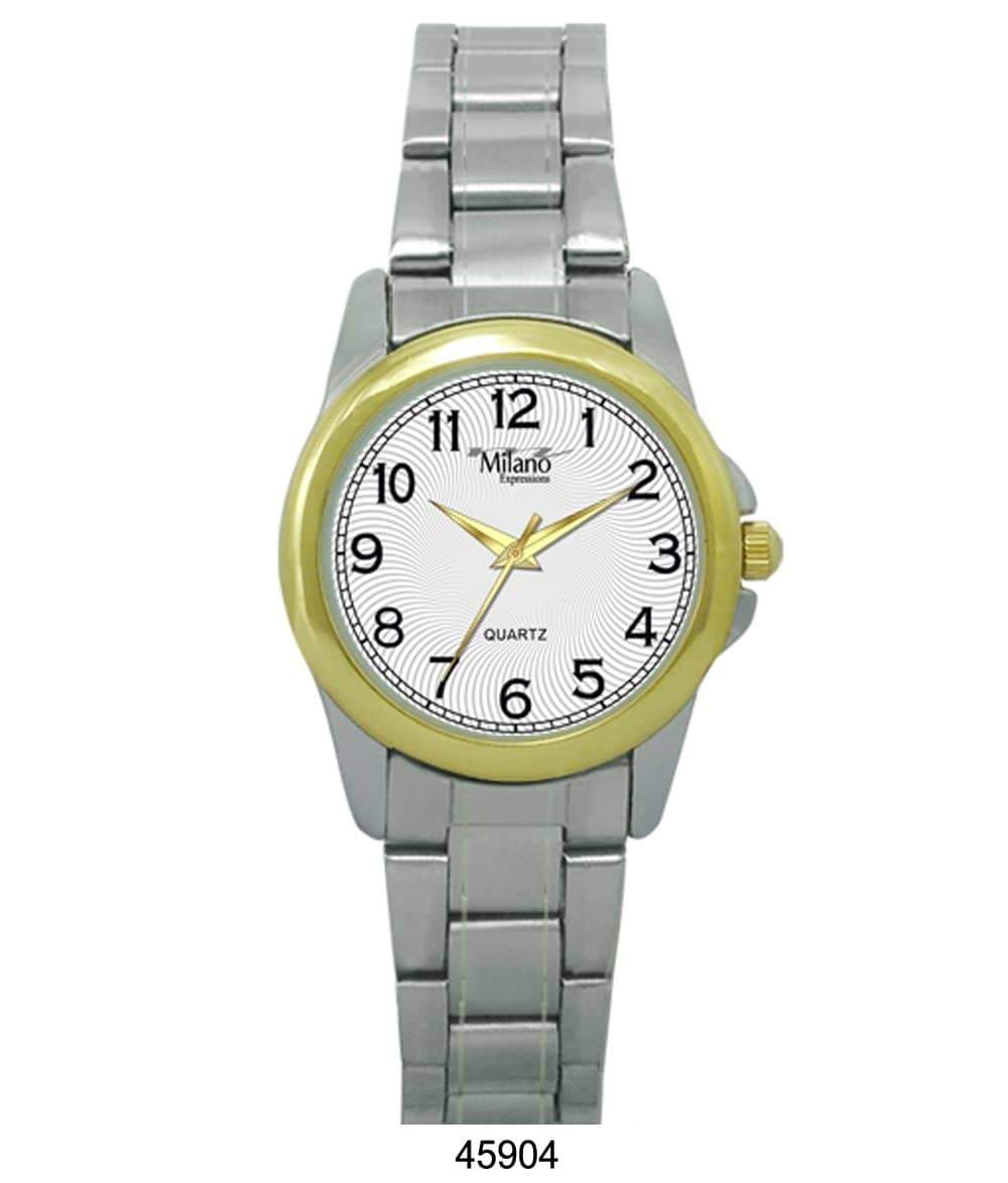 4590 Metal Band Watch featuring a slim metal band and easy-to-read dial, perfect for stylish women.