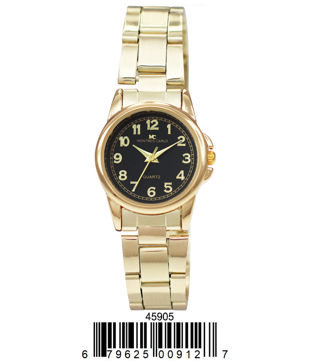 4590 Metal Band Watch featuring a slim metal band and easy-to-read dial, perfect for stylish women.