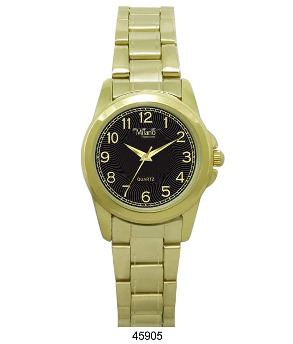 4590 Metal Band Watch featuring a slim metal band and easy-to-read dial, perfect for stylish women.