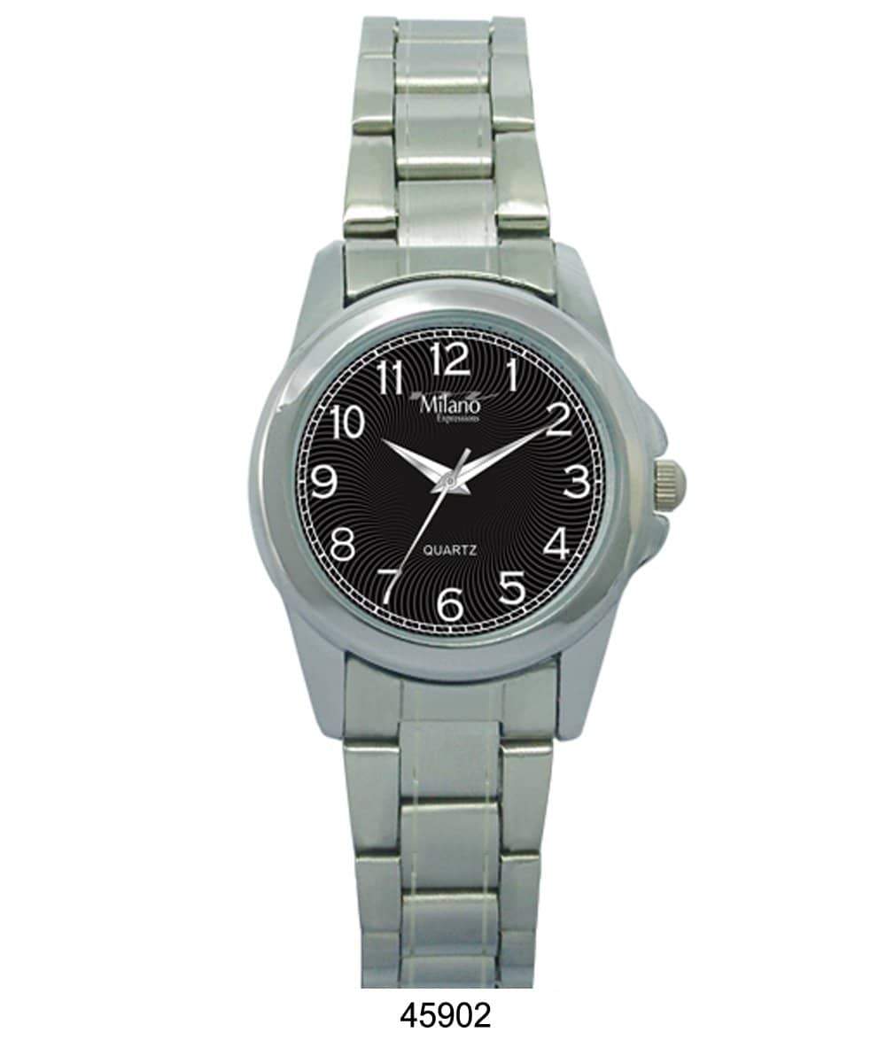 4590 Metal Band Watch featuring a slim metal band and easy-to-read dial, perfect for stylish women.