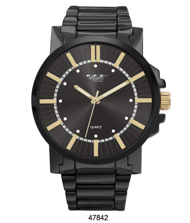 Milano 4784 Metal Band Watch featuring a smooth metal band and sports design, ideal for active lifestyles.