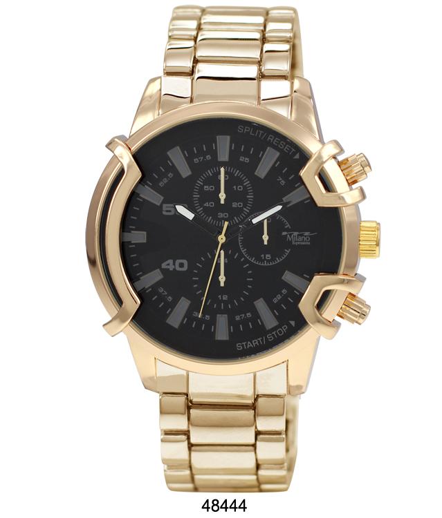 Milano 4844 Metal Band Watch featuring a sleek design and durable metal alloy construction.