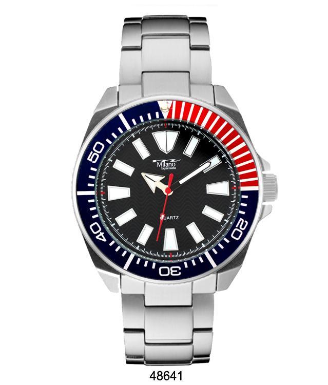 Milano 4864 Metal Band Watch featuring a sleek design and durable metal alloy construction, perfect for active lifestyles.