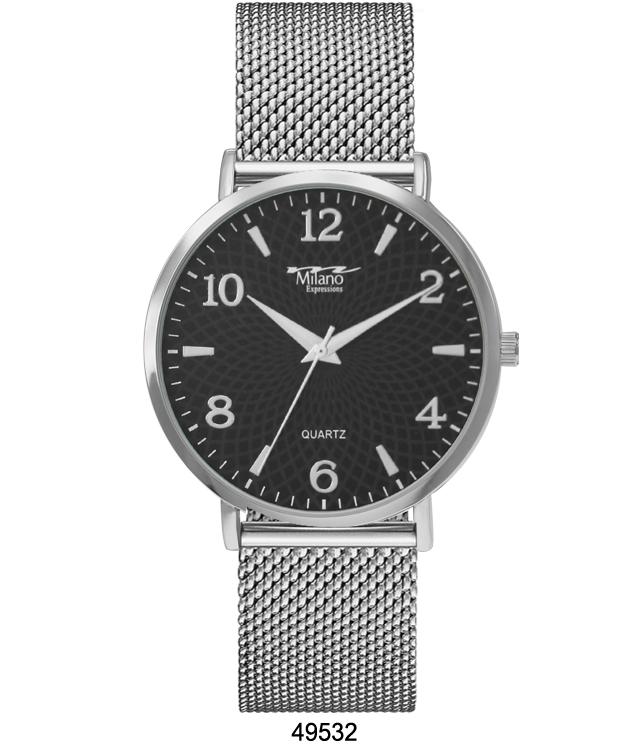 4953 Mesh Band Watch featuring a luxe mesh band and easy-to-read analog dial, perfect for stylish women.