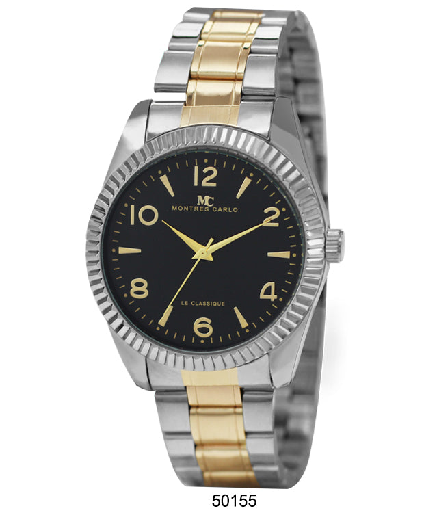 Milano 5015 Metal Band Watch featuring a sleek design with a smooth metal band and easy-to-read analog dial.