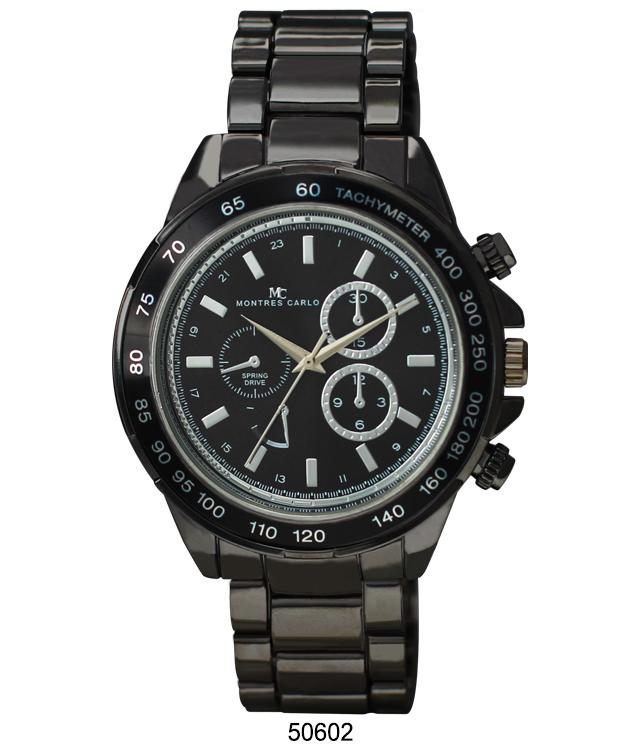 5060 Metal Band Watch featuring a sparkling stone-lined bezel and elegant metal band design.