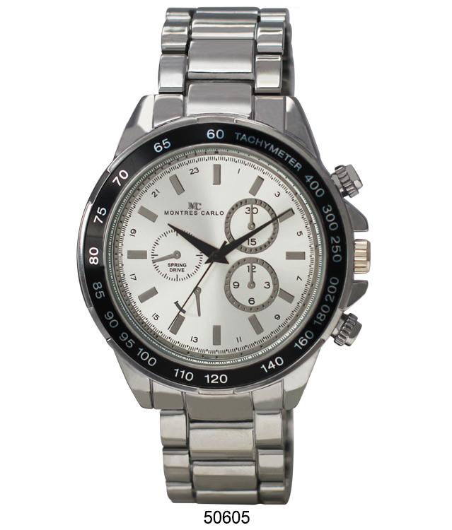 5060 Metal Band Watch featuring a sparkling stone-lined bezel and elegant metal band design.