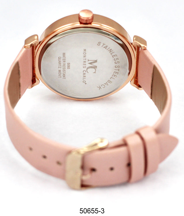 5065 Silicone Band Watch featuring a flower petal dial and vibrant colors, perfect for stylish women.