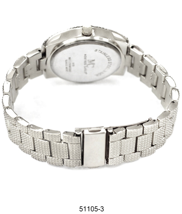 Elegant 5110 Metal Band Watch with sparkling dial and slim metal band, perfect for stylish women.