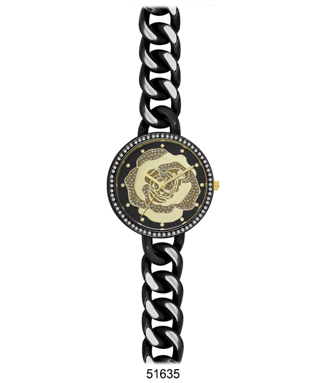 Elegant 5163 Bracelet Watch with a luxe metal band and easy-to-read dial, perfect for modern women.