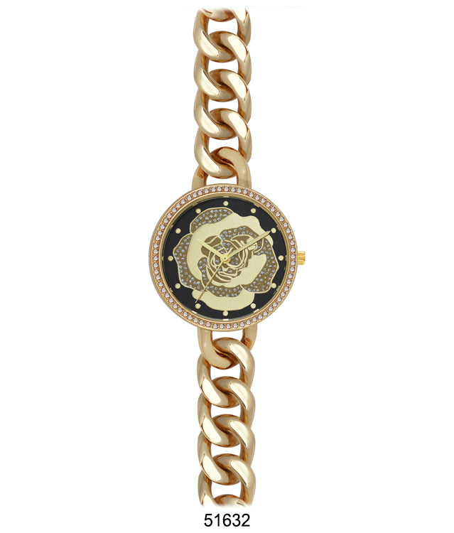 Elegant 5163 Bracelet Watch with a luxe metal band and easy-to-read dial, perfect for modern women.