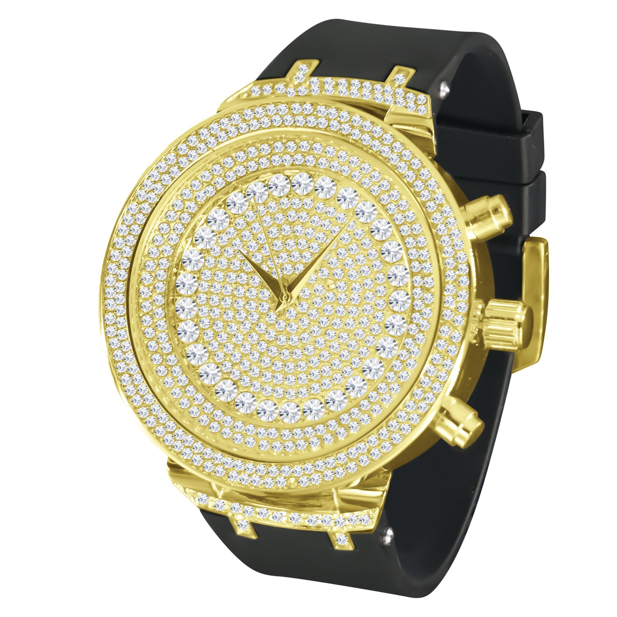 Bling Watch 561032 featuring a bold design with shimmering elements, 48mm case height and width, and 13mm thickness.