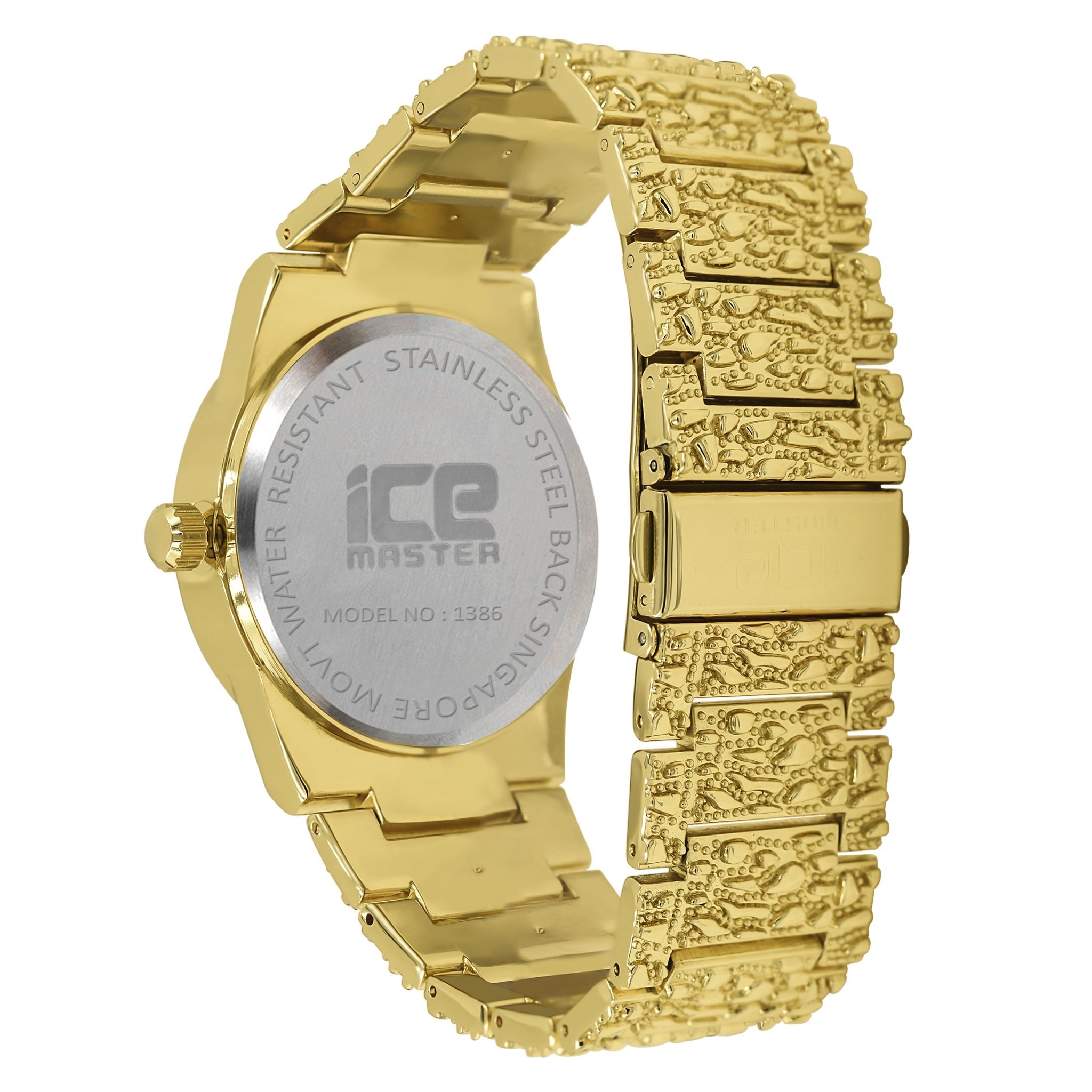 BULLION Nugget Watch 5624751 featuring a crystal bezel and solid alloy construction.