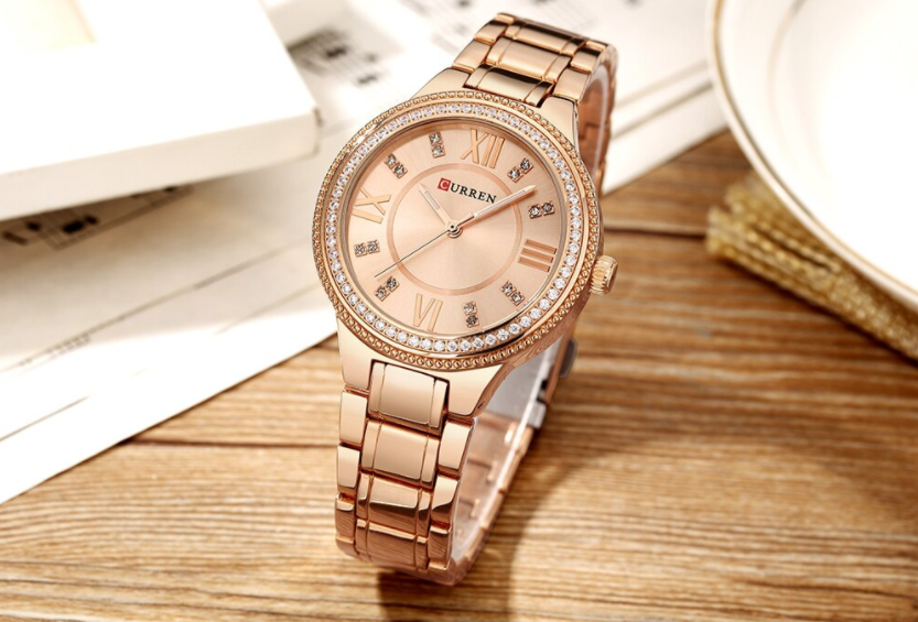 CASSANDRA Women's Classic Watch featuring a stylish design with adjustable links and a Japan Quartz movement.