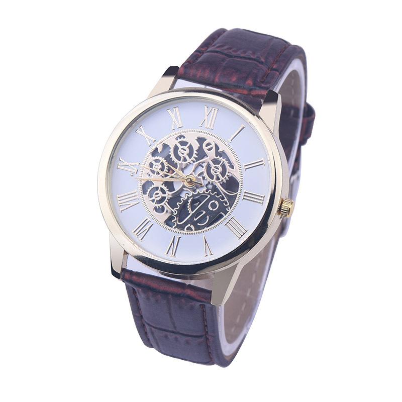 Casual Fashion Classic Quartz Wrist Watch for Men with a sleek design and high-strength glass mirror, showcasing its stylish dial and comfortable strap.