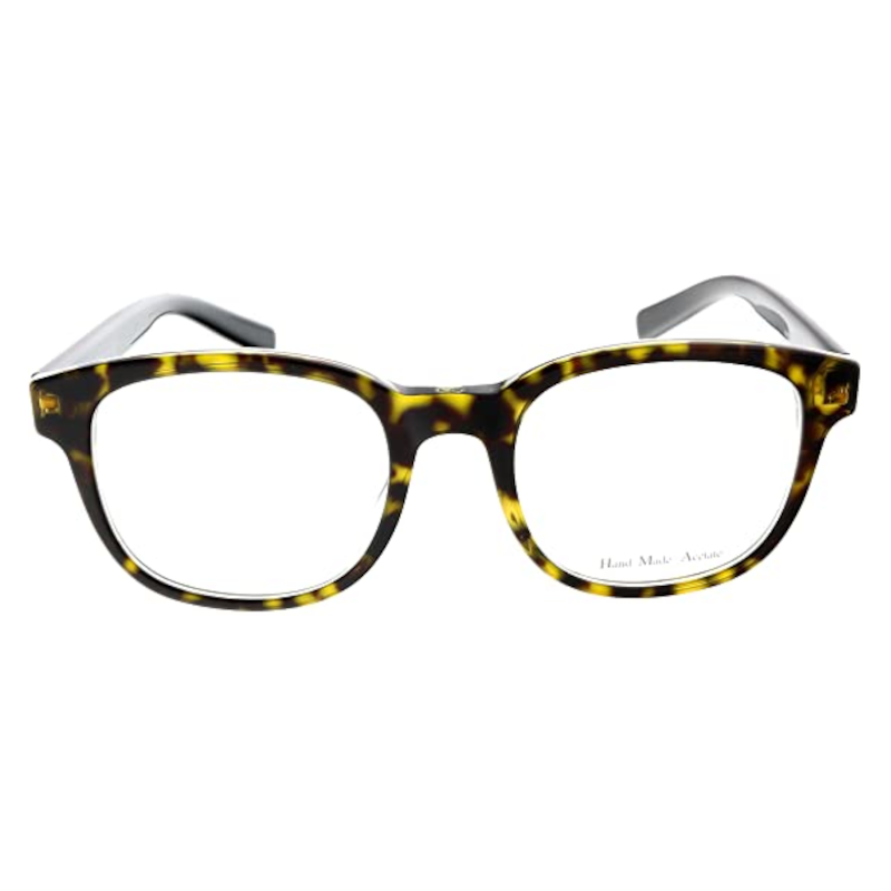 Christian Dior Black Tie 202-G6G Men's Havana Crystal Black Square Acetate Frame Optical Eyeglasses with 50mm lens.