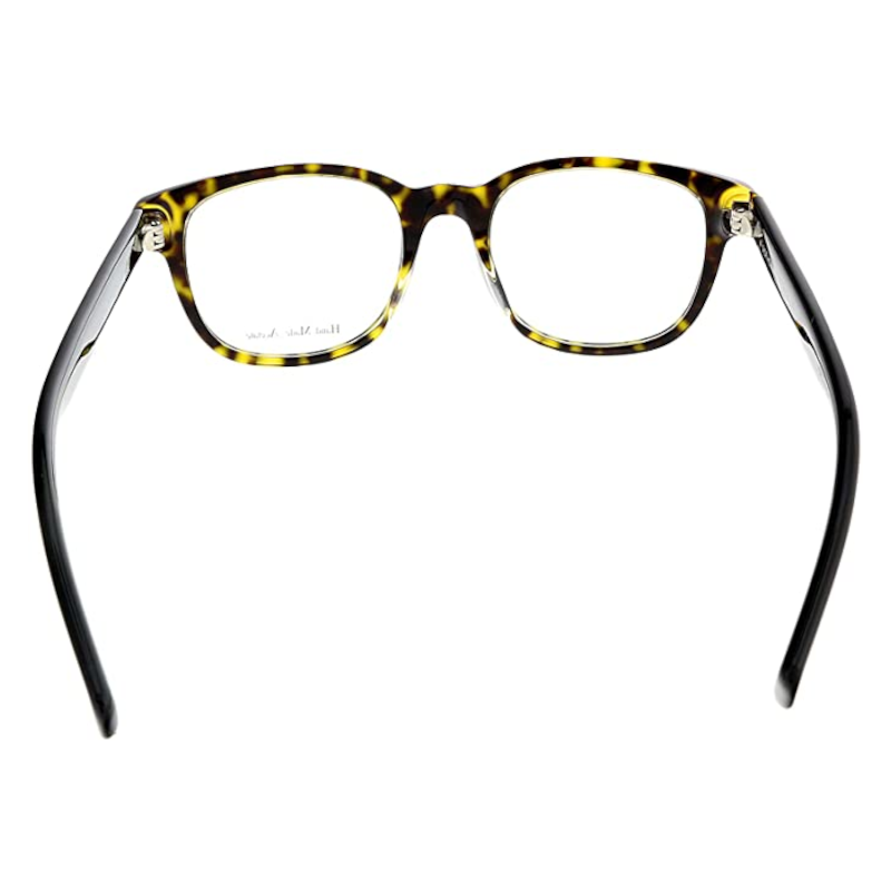 Christian Dior Black Tie 202-G6G Men's Havana Crystal Black Square Acetate Frame Optical Eyeglasses with 50mm lens.