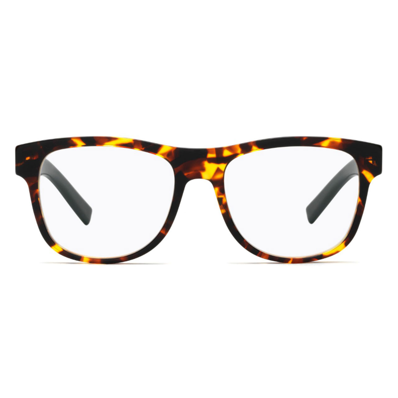 Christian Dior Black Tie 244-581 Men's Havana Black Square Acetate Eyeglasses with 54mm lens, stylish and modern design.