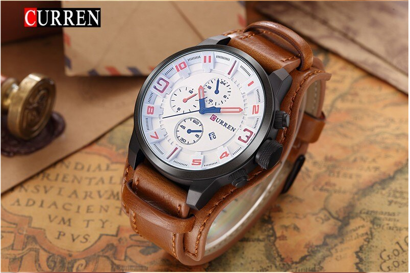 CLASSIC LEATHER WATCH I 5412312 featuring a sleek leather strap and elegant dial design.