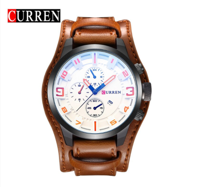 CLASSIC LEATHER WATCH I 5412312 featuring a sleek leather strap and elegant dial design.