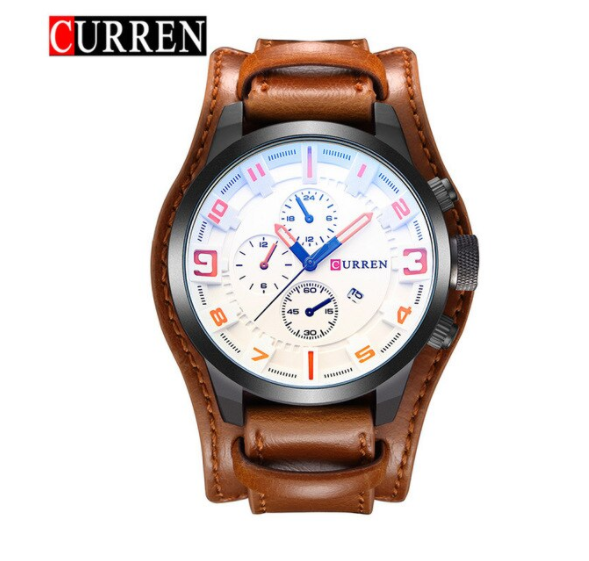 CLASSIC LEATHER WATCH I 5412312 featuring a sleek leather strap and elegant dial design.