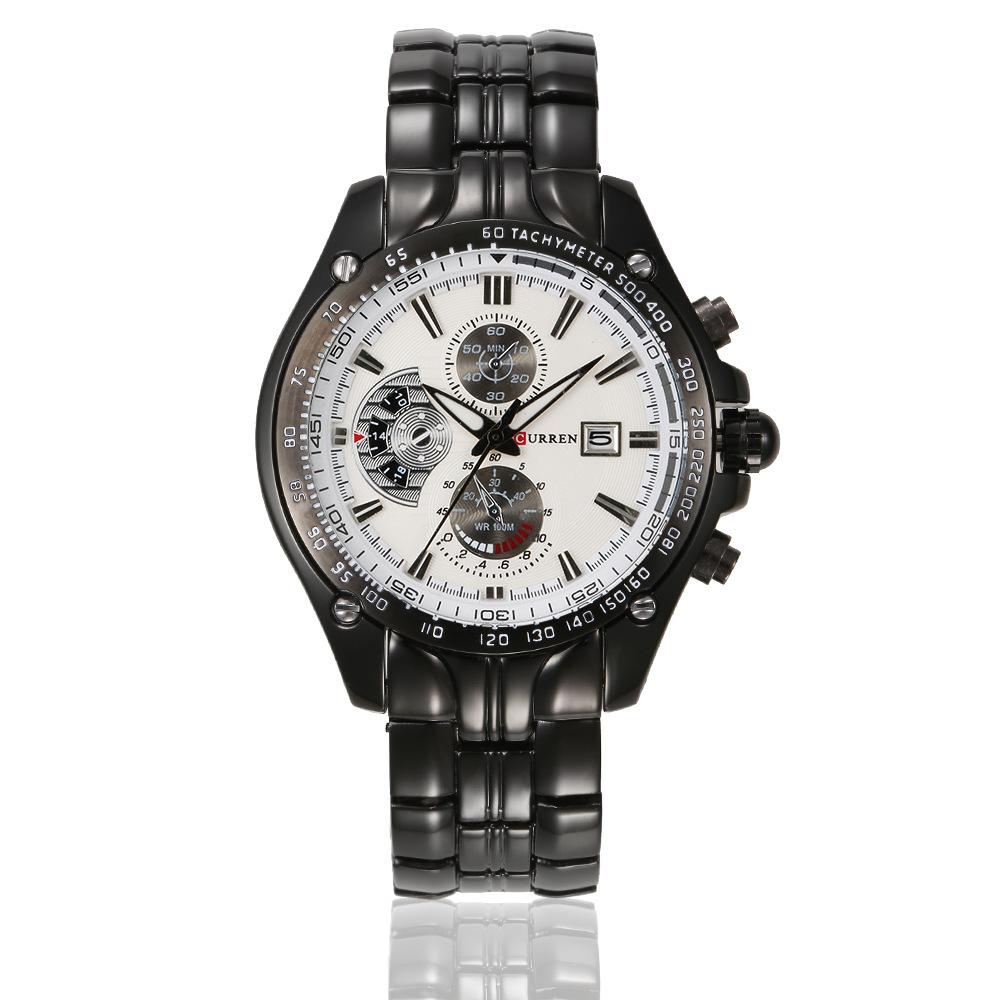 Fashion Calendar Casual Watch for Men featuring a stylish alloy case and electronic movement.