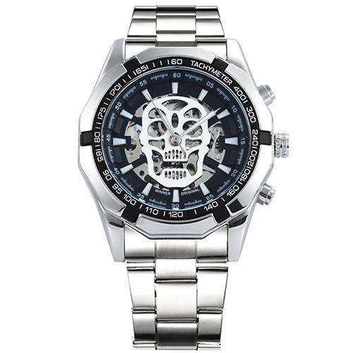 Fashion Casual Quartz Wristwatch for Men with stainless steel band and round case design.