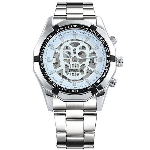 Fashion Casual Quartz Wristwatch for Men with stainless steel band and round case design.