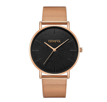 Fashion Popular Simple Casual Watch for Men with stainless steel strap and round dial design.