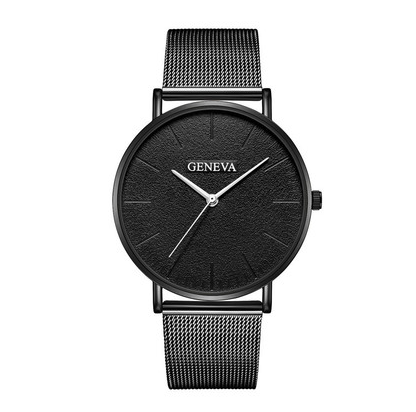 Fashion Popular Simple Casual Watch for Men with stainless steel strap and round dial design.