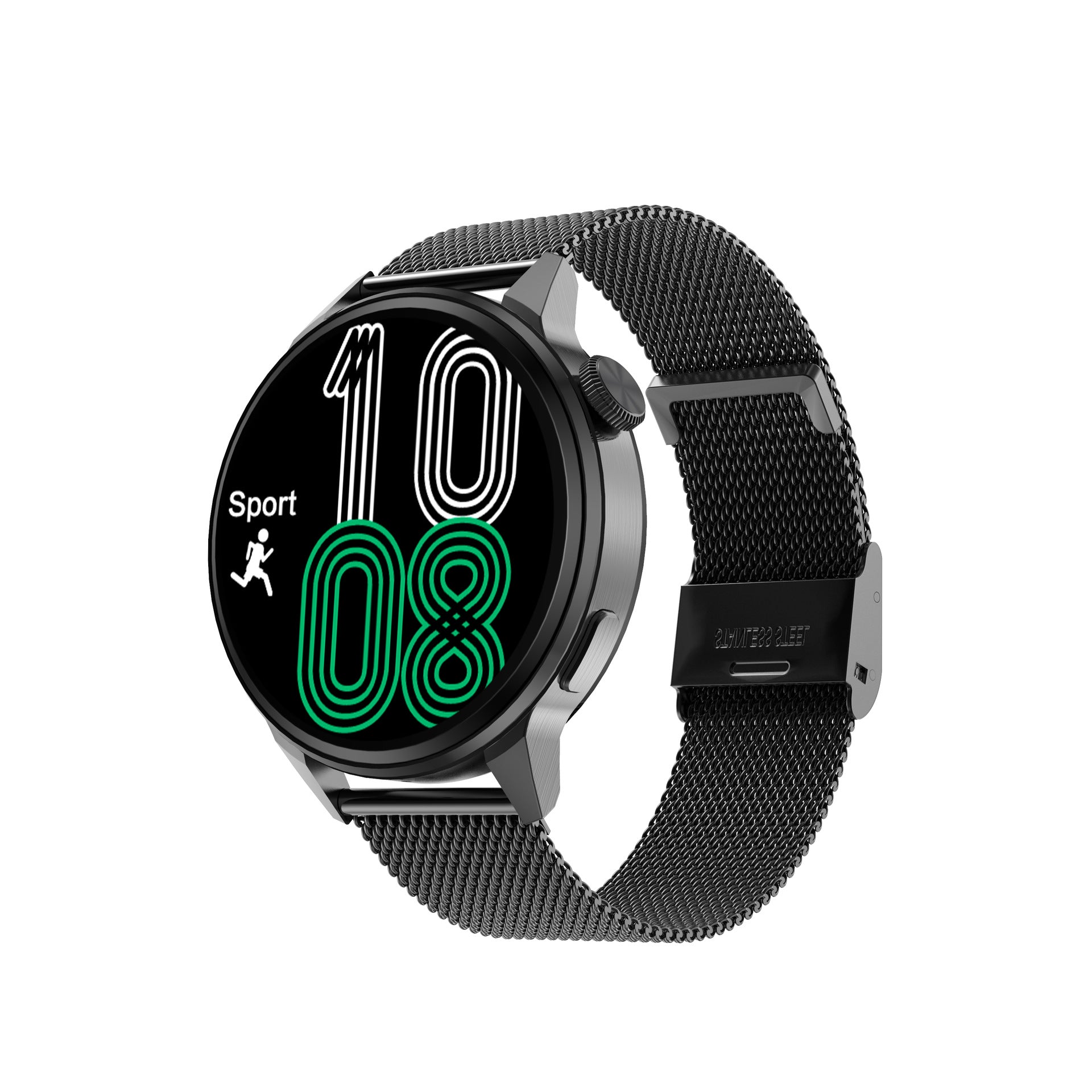 HD NFC Bluetooth Call Multi-sport Watch with a sleek design and vibrant display, showcasing its features and silicone wristband.