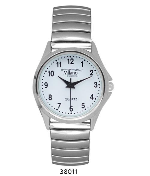 Idaho City Silver Flex Band Watch with white dial, showcasing its elegant design and durable materials.