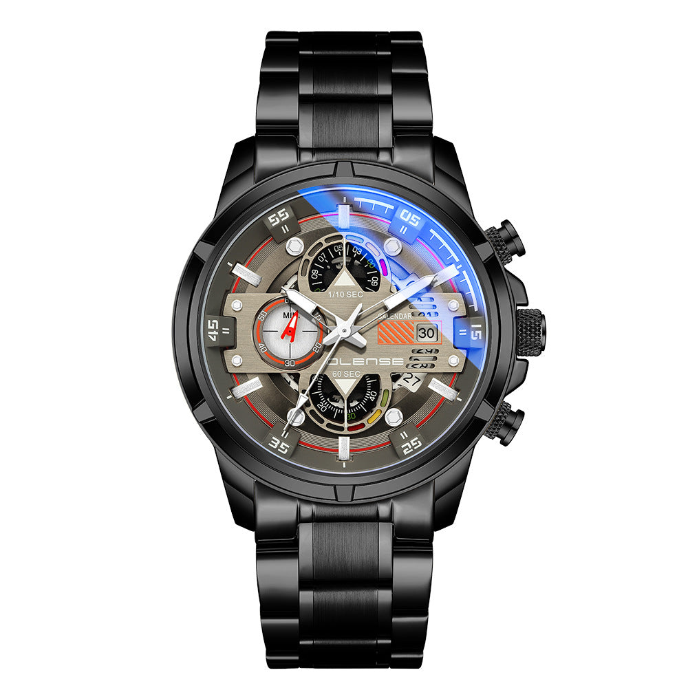 Independent Design Men's Sports Quartz Watch with luminous display and durable strap, perfect for active lifestyles.