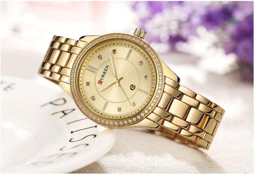 JANE Womens Classic Watch featuring a stylish design with adjustable links and a hardflex mineral crystal.