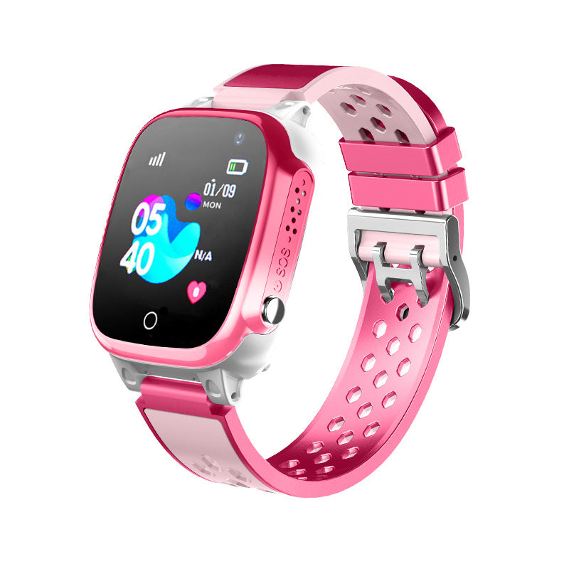 Kid's Phone Watch featuring a touch screen, waterproof design, and an 8W smart camera, perfect for active children.