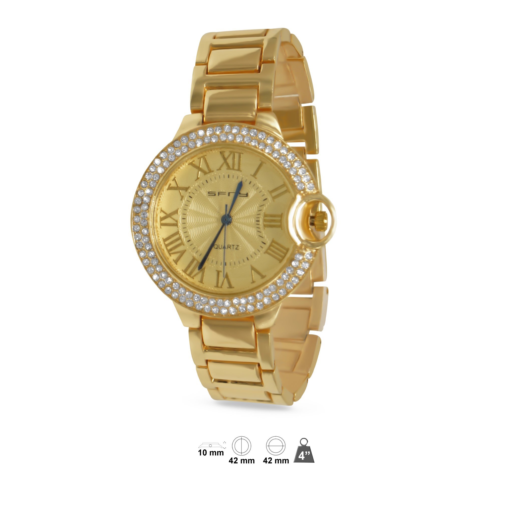 Ladies Bling Watch 60152 featuring a sleek design with sparkling accents, perfect for stylish women.