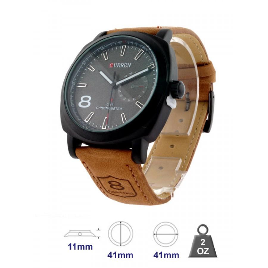 Leather band watch model 540893 with a sleek design and elegant finish, featuring a 41mm case and comfortable leather strap.