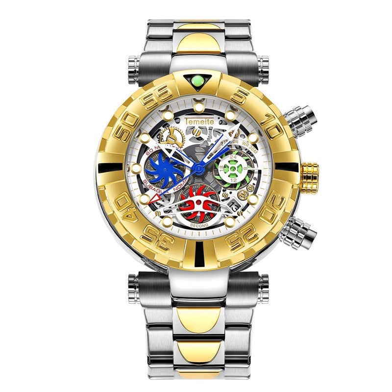 Luminous Waterproof Multifunctional Quartz Watch with a stylish design and durable features.