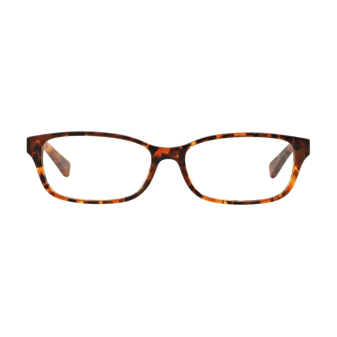 Michael Kors MK 4024-3066 Porto Alegre Brown Tortoise Rectangular Women's Eyeglasses showcasing a stylish full-rim design with a brown tortoise pattern.