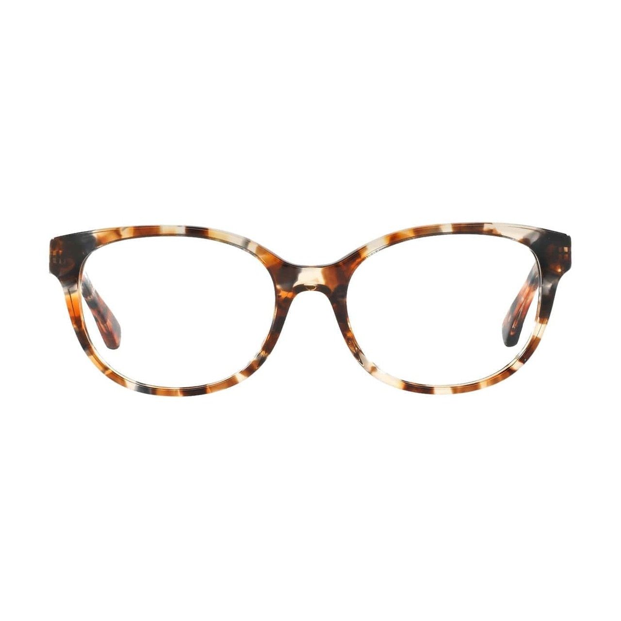 Michael Kors MK 4032-3169 Rania III eyeglasses in tiger tortoise color, featuring a round shape and acetate frame, designed for women.