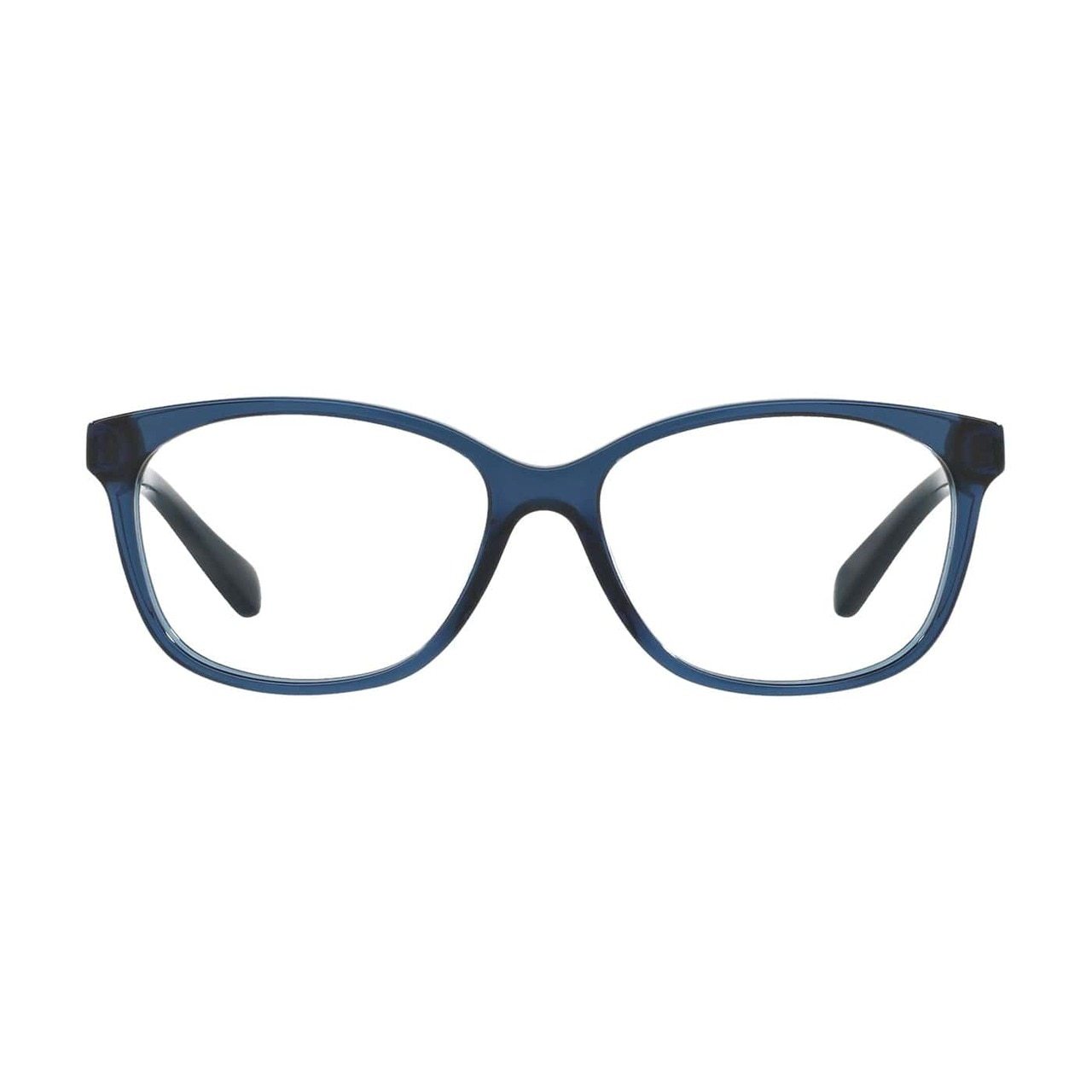 Michael Kors MK 4035-3199 Ambrosine Navy Rectangular Women's Acetate Eyeglasses showcasing a stylish navy frame and rectangular lenses.